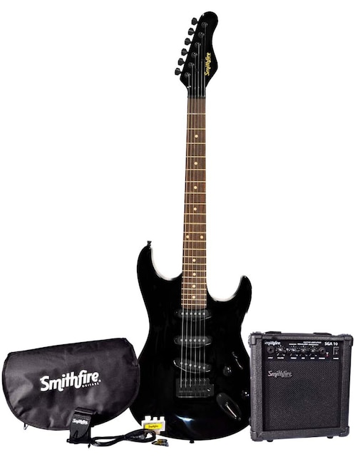 Guitarra Eléctrica Smithfire SMI111-Pack negra