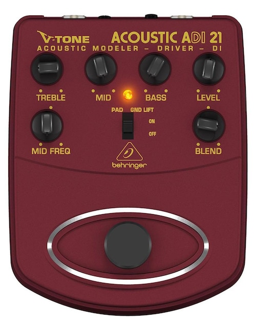 Pedal para Guitarra Acústica V-Tone Acoustic ADI-21
