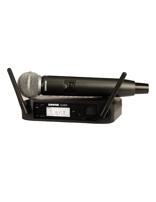 Micrófono Shure GLXD24-SM58 1 Canal negro
