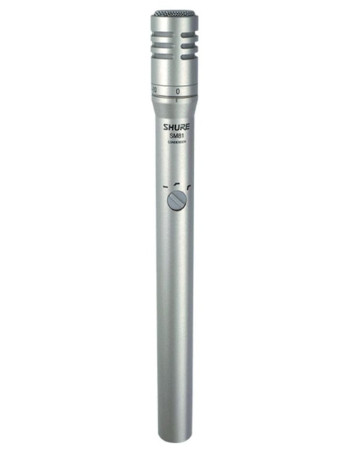 Micrófono Instrumentos Shure SM81-LC con Parabrisas sin cable