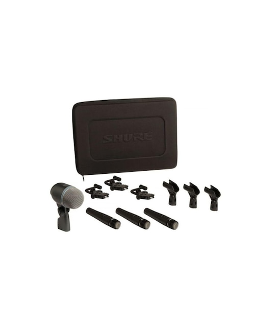Imagen de producto Kit de Micrófono para Batería Shure DMK57-52 Monturas y Estuche