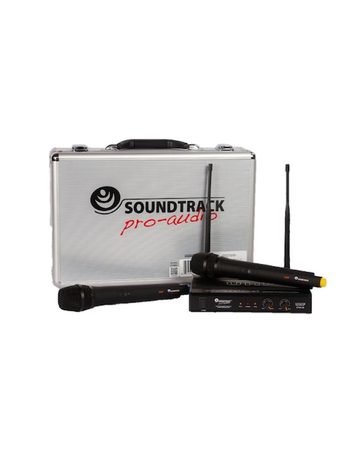 Set de micrófonos inalámbricos Soundtrack STW-28HU2