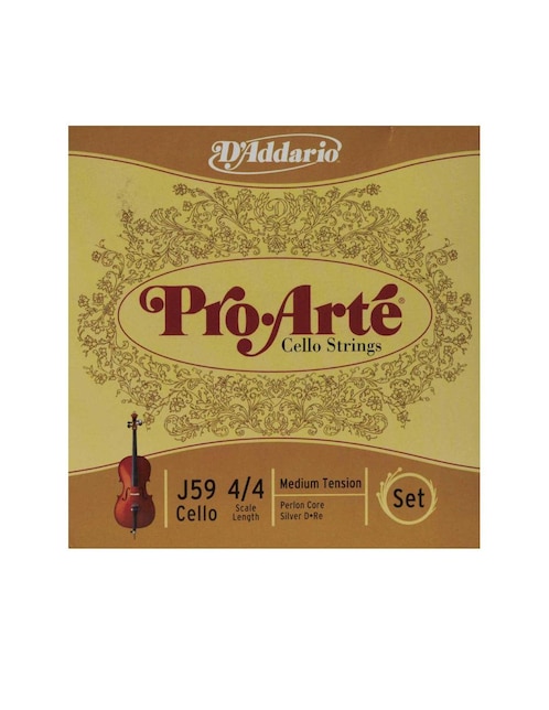 Juego de Cuerdas para Violonchelo Daddario J-59 4/4M