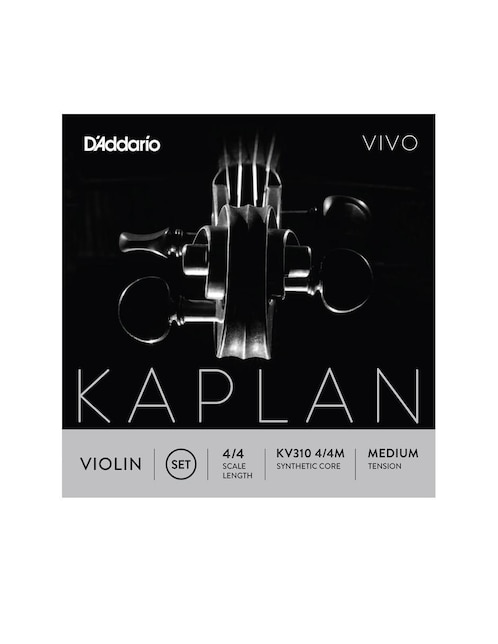 Juego de Cuerdas para Violín Daddario KV310 4/4M