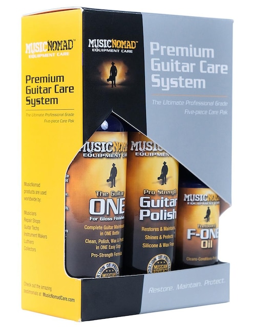 Kit de Limpieza para Guitarra Music 5 pz Premium Guitar Care