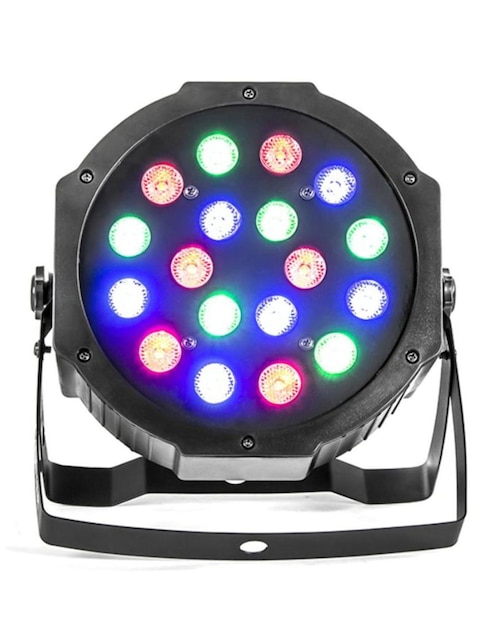 Cañón de LED Alien Pro PAR18X1 RGB Audiorítmico 7 Canales