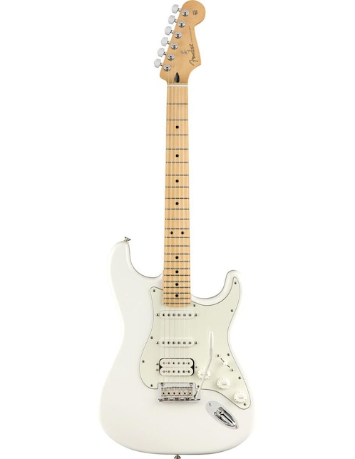 Guitarra Eléctrica Fender Player Stratocaster HSS Maple Fingerboard Polar White