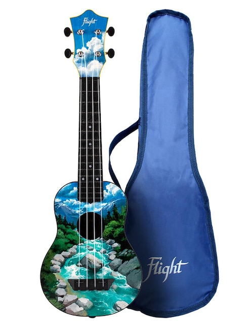 Ukelele Soprano Travel Slovenia Flight