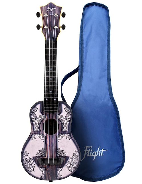 Ukelele Soprano Travel Mandala Flight