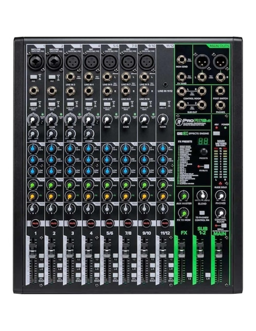 Mezcladora Mackie PROFX12V3 de 12 canales con FX