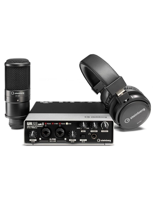 Set de Grabación Profesional Yamaha UR22CRPACK Streaming