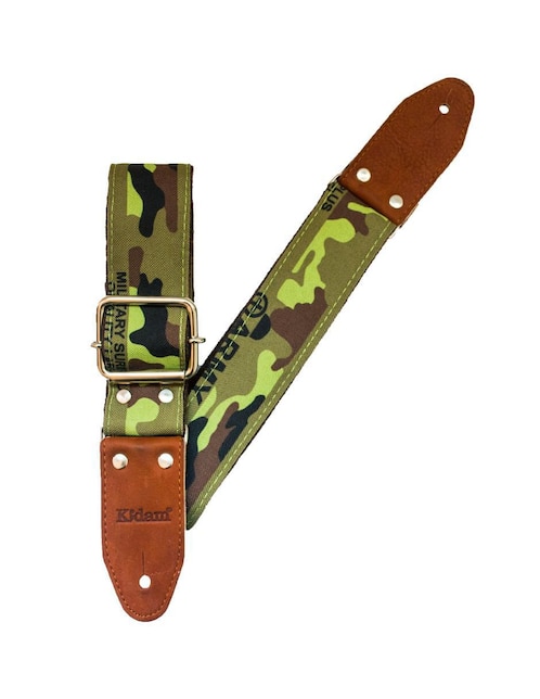 Correa para guitarra o bajo Kidam Military