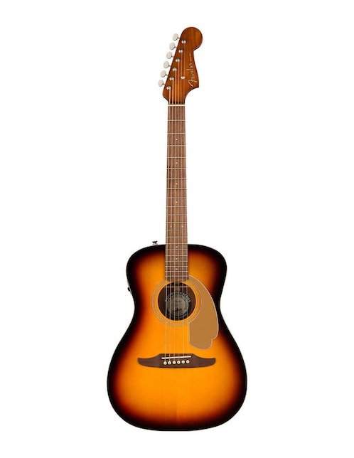 Guitarra acústica mini jumbo Fender malibu player, sunburst
