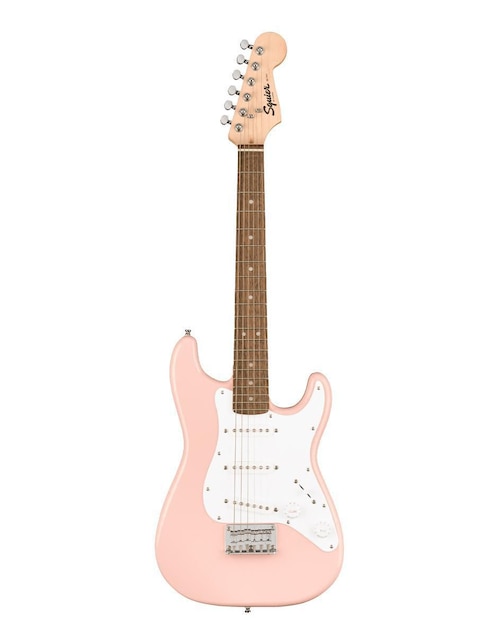 Guitarra Eléctrica Squier Mini Stratocaster Laurel Fingerboard Shell Pink