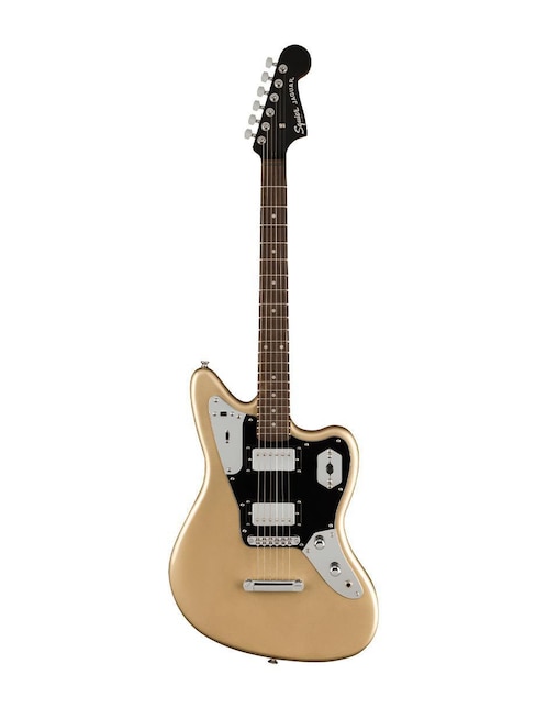 Guitarra Eléctrica Squier Contemporary Jaguar HH ST Black Pickguard Shoreline Gold