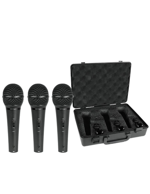 Set Micrófono Semi Profesional Alámbrico Behringer XM1800S