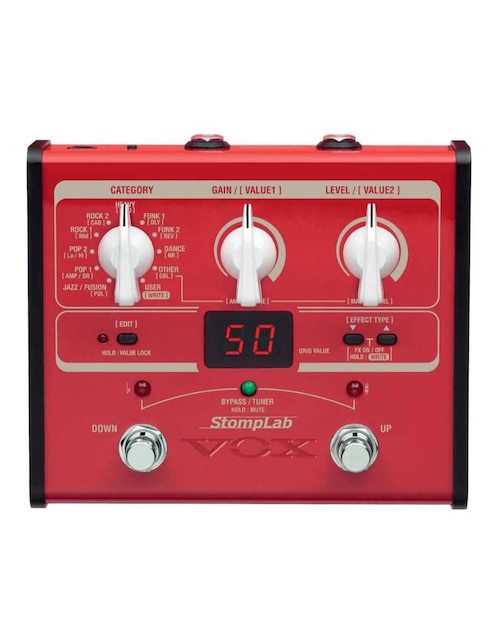 Pedalera de Efectos Bajo Vox StompLab 1B SL 1B
