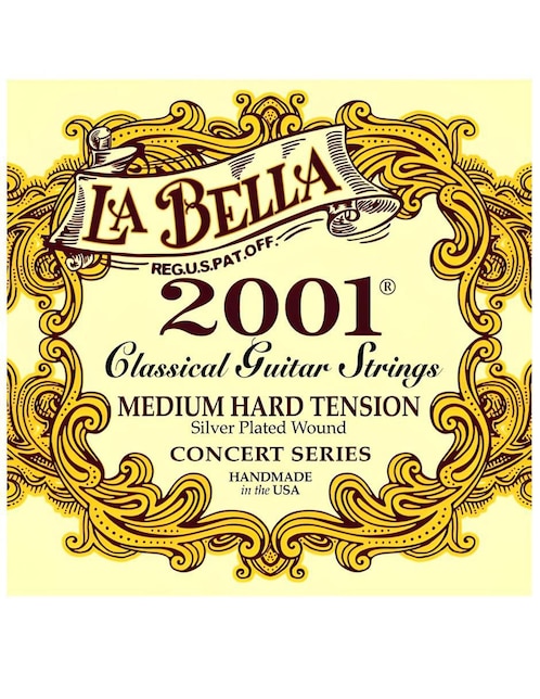 Set Cuerdas para Guitarra Acústica La Bella 2001MH