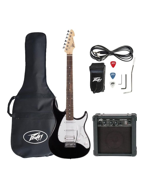 Set Guitarra Eléctrica Peavey Raptor Plus JR PK-BK