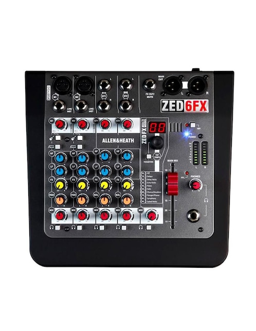 Mezcladora Allen & Heath ZED-6FX