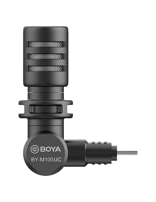 Micrófono portátil alámbrico Boya by-m100uc