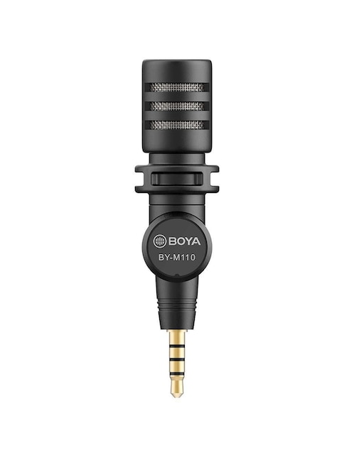 Micrófono portátil alámbrico Boya by-m110