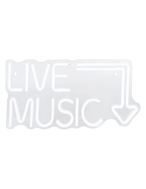 Lámpara neón LED Live Music 1