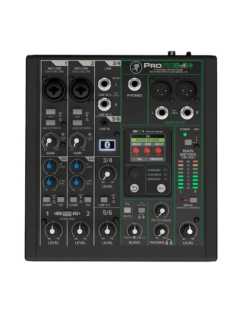 Mezcladora DJ Mackie PROFX6V3+