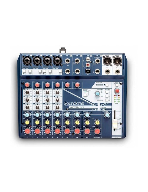 Mezcladora DJ Soundcraft NOTEPAD-12FX