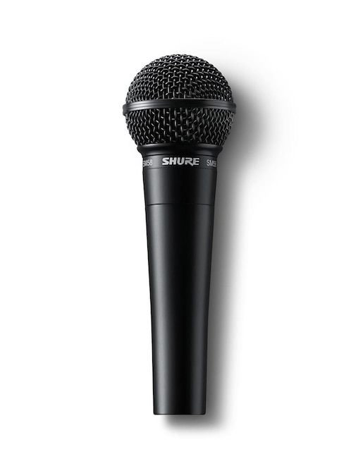 Micrófono semi profesional alámbrico Shure sm58-blk