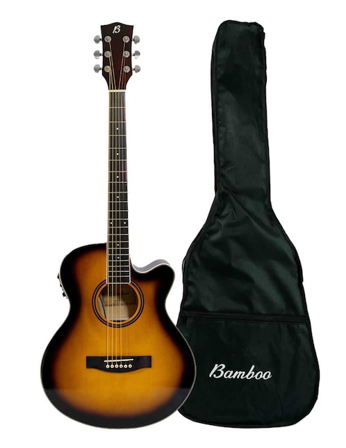 Guitarra electroacústica Bamboo GA-40-SB-Q-AR