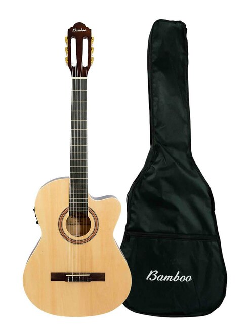 Guitarra acústica Bamboo GC-39-NAT-Q-AR