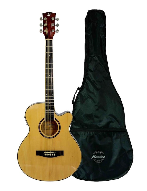Guitarra electroacústica Bamboo ga-40-nat-q-ar