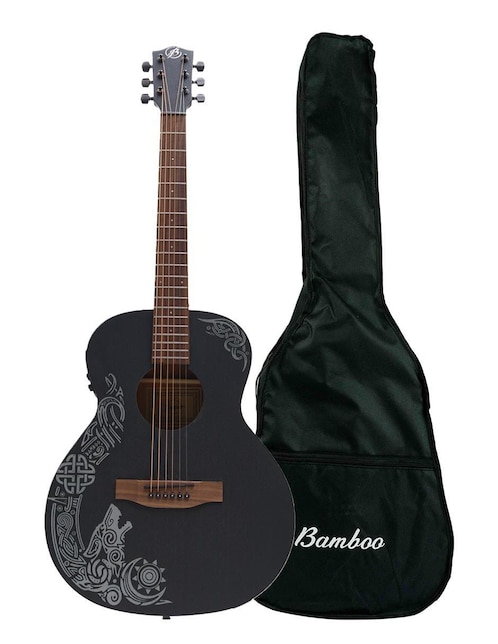 Guitarra electroacústica Bamboo ga-38-nordicwolf-q