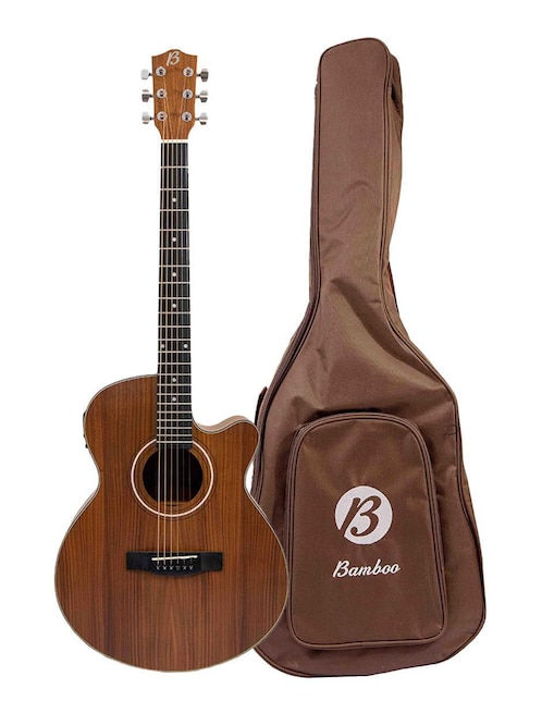 Guitarra electroacústica Bamboo GA-40-KOA-Q