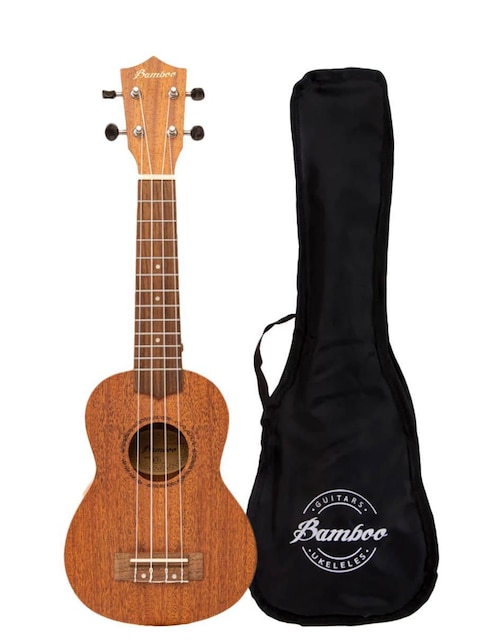 Ukelele Soprano Bamboo u-21-mahogany de mahogany