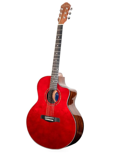 Guitarra electroacústica La Sevillana Dreadnought GA-321 Vino Tinto