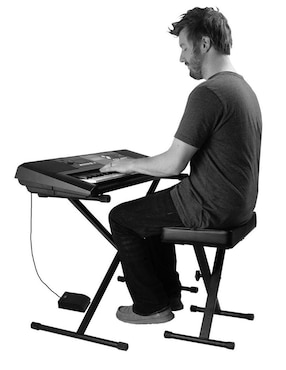 Banco para Teclado On Stage KT7800 negro