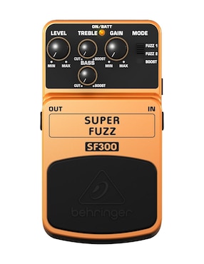 Pedal para Guitarra Eléctrica Behringer Super Fuzz SF300