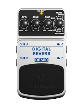 Pedal para Guitarra Eléctrica Behringer Digital Reverb DR600