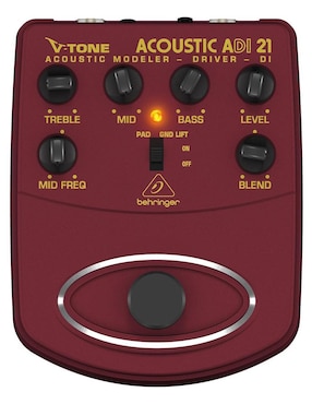 Pedal Para Guitarra Acústica Behringer V-Tone Acoustic ADI-21