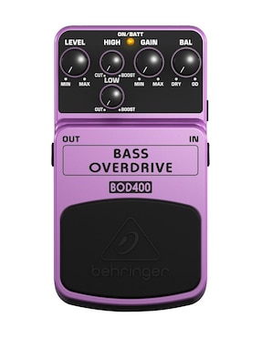 Pedal para Bajo Eléctrico Behringer Bass Overdrive BOD400