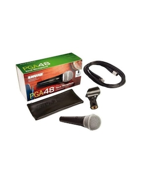 Micrófono Shure PGA48XLR 1 Canal negro