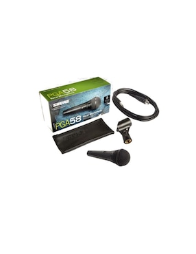 Micrófono Shure PGA58-QTR 1 Canal negro
