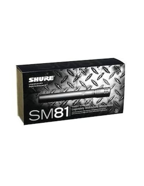 Micrófono Instrumentos Shure SM81-LC con Parabrisas sin cable