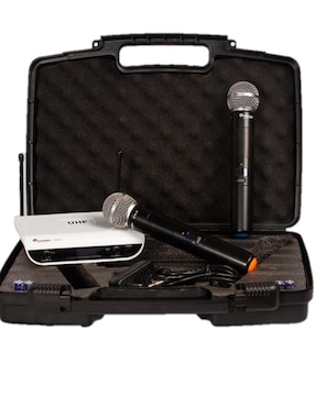 Set de micrófonos inalámbricos Soundtrack STW-27HU2