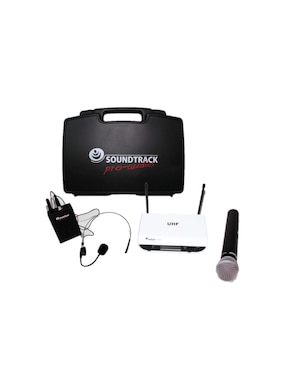 Set de micrófonos inalámbricos Soundtrack STW-27HUL
