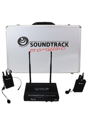 Set de micrófonos inalámbricos Soundtrack STW-28HLL