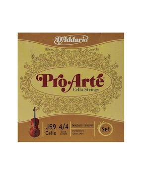 Imagen de producto Juego de Cuerdas para Violonchelo Daddario J-59 4/4M