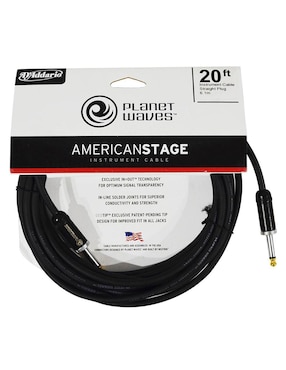Cable Plug 1/4 pulgada Planet Waves